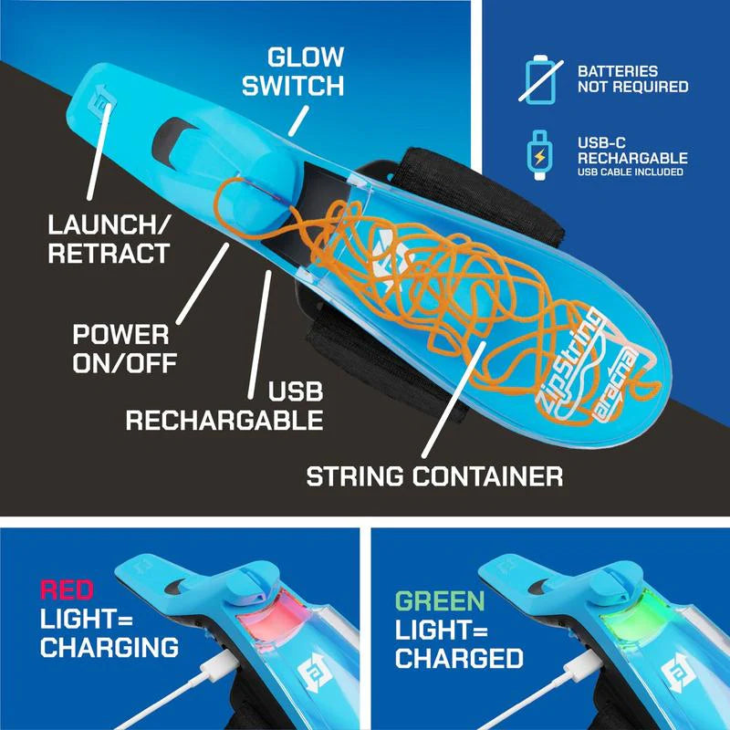 String Launching Webshooter that Glows-In-the-Dark