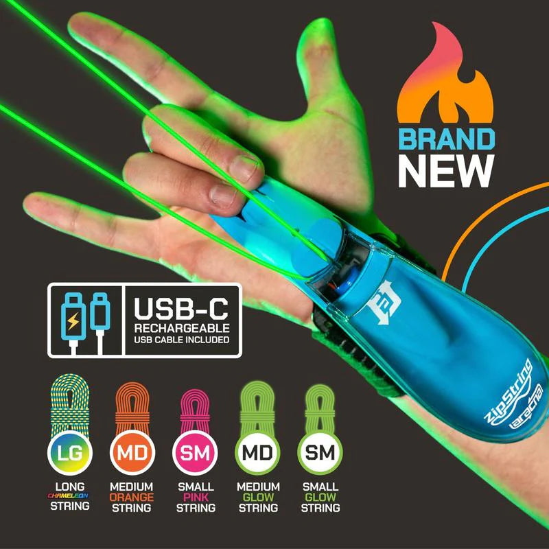 String Launching Webshooter that Glows-In-the-Dark