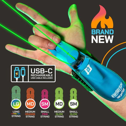 String Launching Webshooter that Glows-In-the-Dark