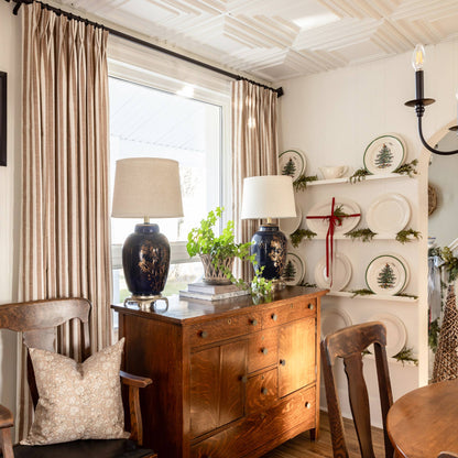 Alfred Stripe Linen Custom Curtains