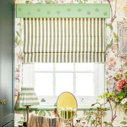 Alfred Stripe Custom Roman Shades