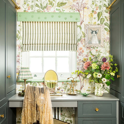 Alfred Stripe Custom Roman Shades