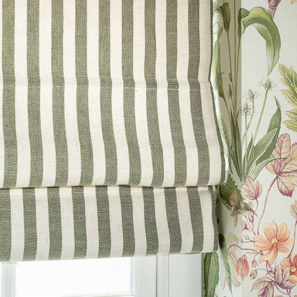 Alfred Stripe Custom Roman Shades