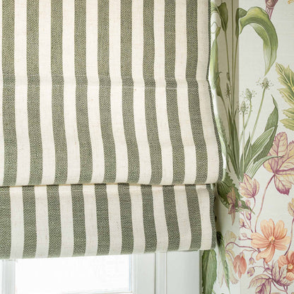 Alfred Stripe Custom Roman Shades