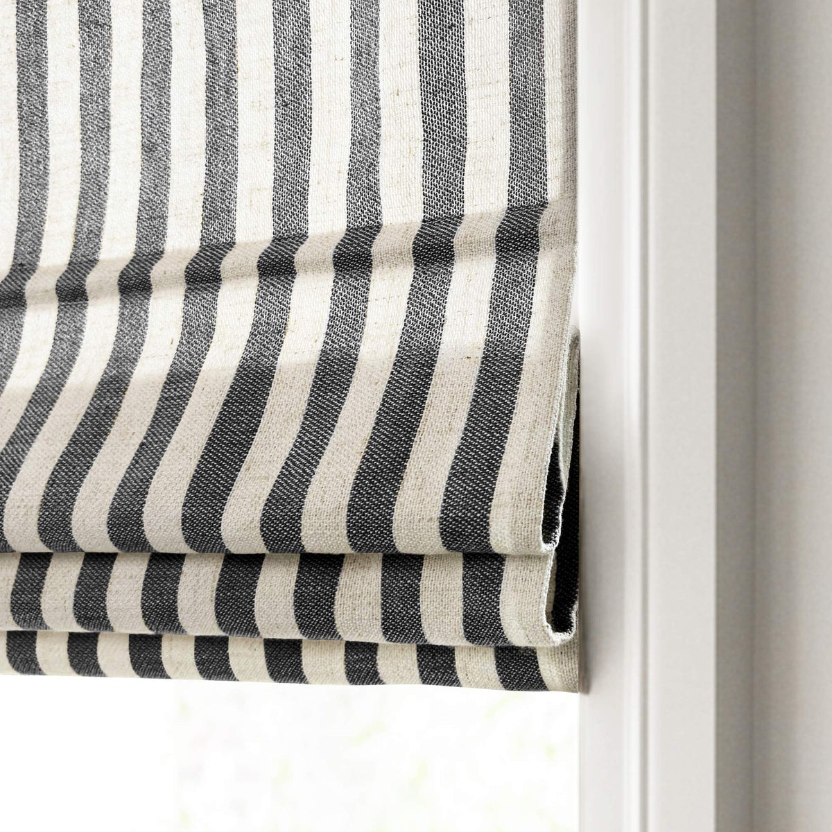 Alfred Stripe Custom Roman Shades