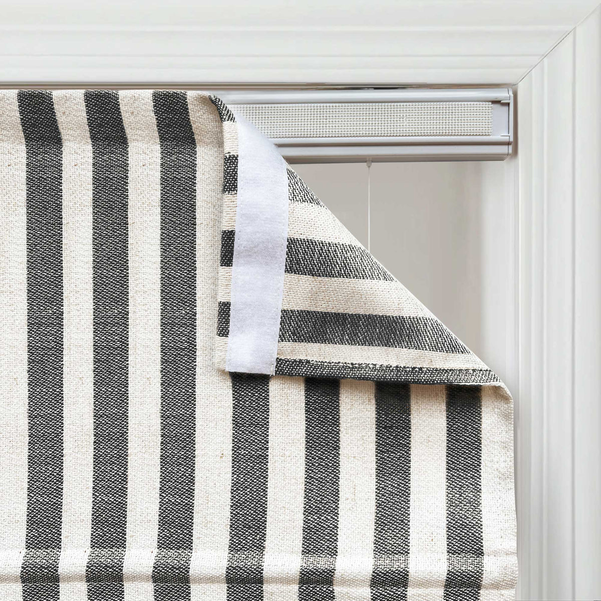 Alfred Stripe Custom Roman Shades
