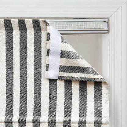 Alfred Stripe Custom Roman Shades