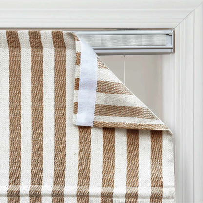 Alfred Stripe Custom Roman Shades