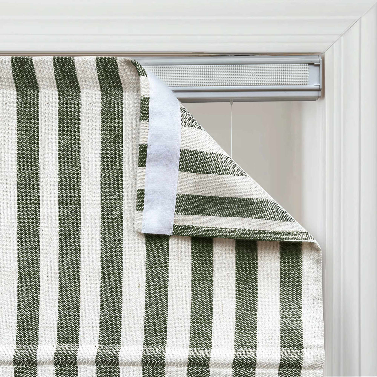Alfred Stripe Custom Roman Shades