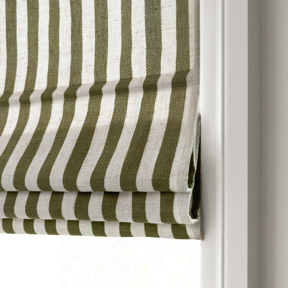 Alfred Stripe Custom Roman Shades