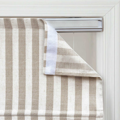 Alfred Stripe Custom Roman Shades