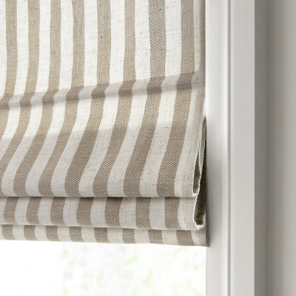 Alfred Stripe Custom Roman Shades