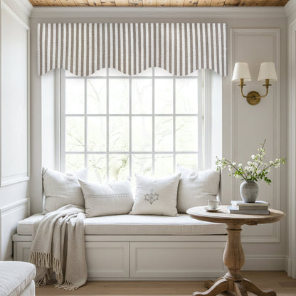 Alfred Stripe Custom Valances