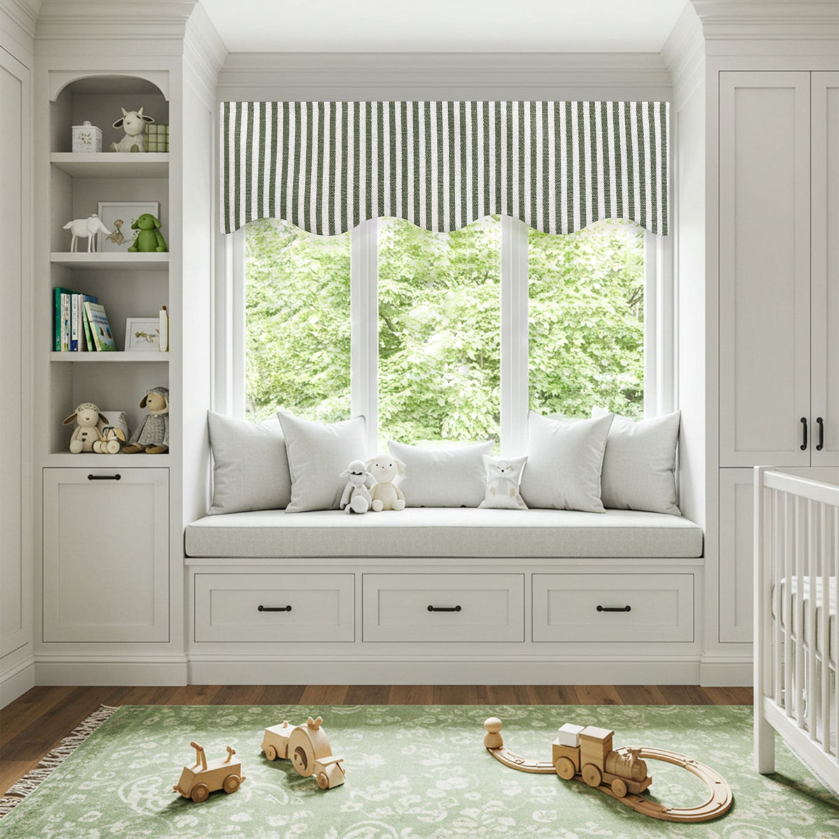 Alfred Stripe Custom Valances