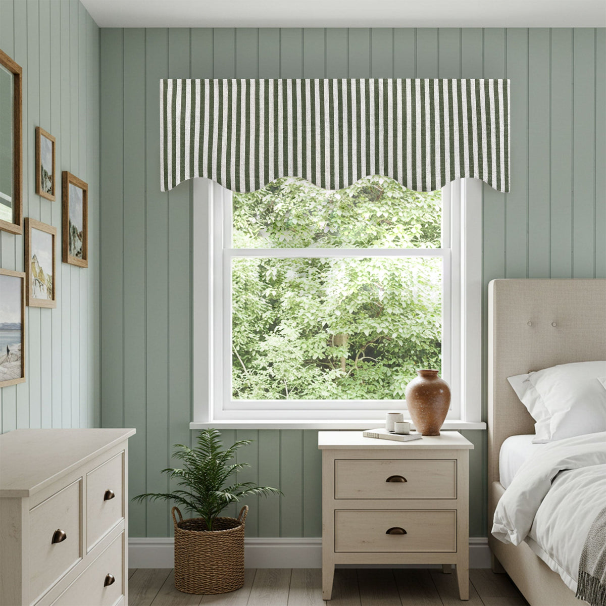 Alfred Stripe Custom Valances