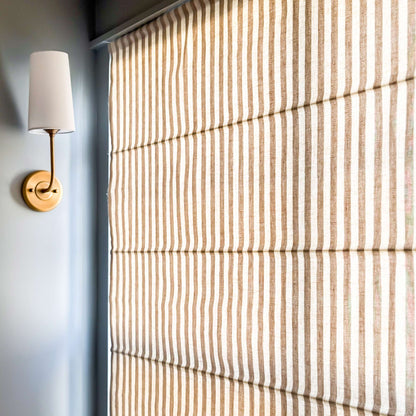 Alfred Stripe Custom Roman Shades