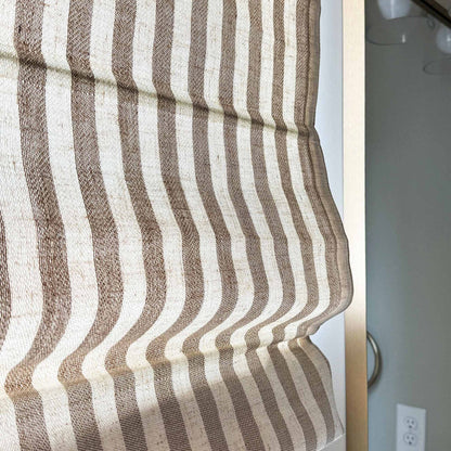 Alfred Stripe Custom Roman Shades