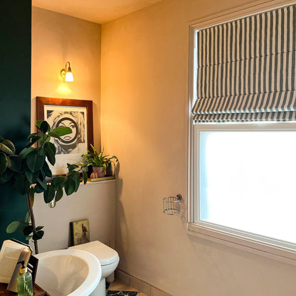 Alfred Stripe Custom Roman Shades