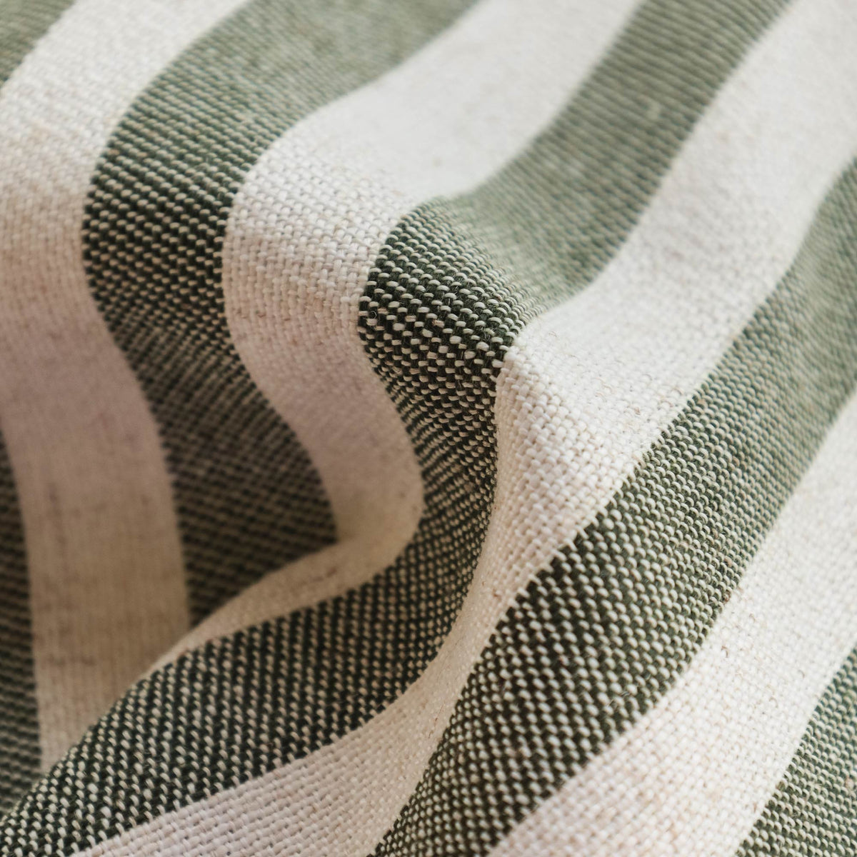 Alfred Stripe Linen Custom Curtains