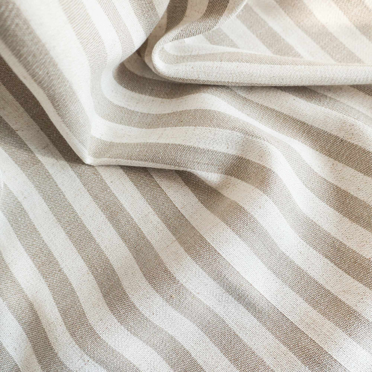 Alfred Stripe Linen Custom Curtains