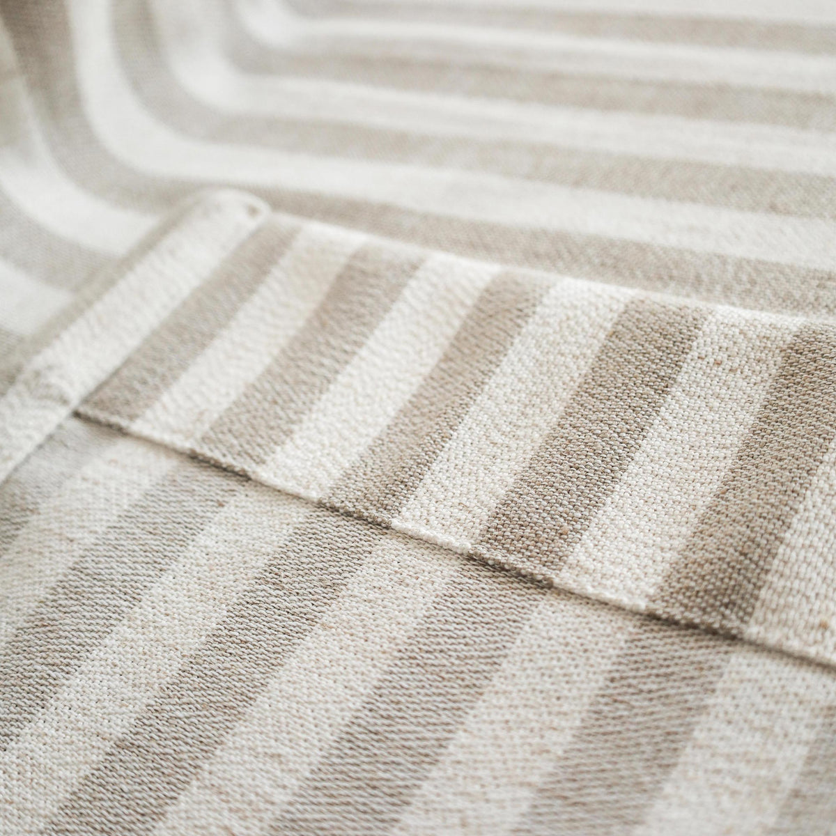Alfred Stripe Linen Custom Curtains
