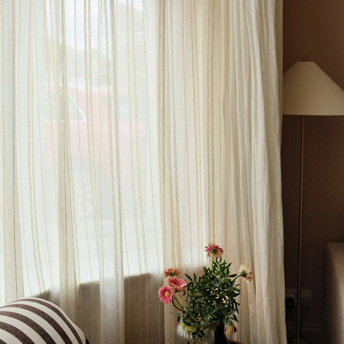 Amber Stripe Pattern Curtains