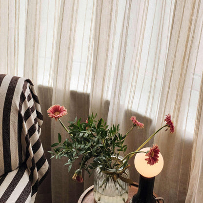Amber Stripe Pattern Curtains