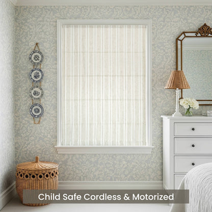 Amber Stripe Pattern Roman Shades