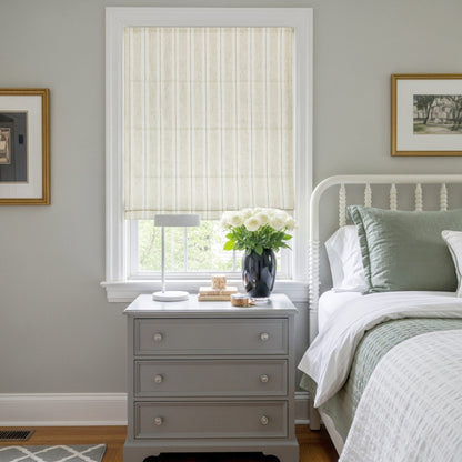 Amber Stripe Pattern Roman Shades