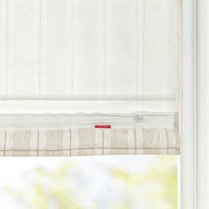Amber Stripe Pattern Roman Shades
