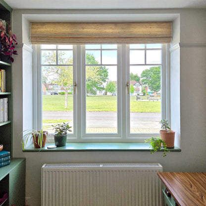Aurora Kenaf Custom Woven Wood Shades