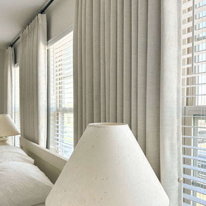 Blanche Cotton Blend Linen Look Curtains