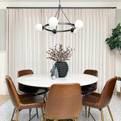 Blanche Cotton Blend Linen Look Curtains