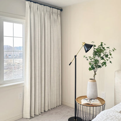 Blanche Cotton Blend Linen Look Curtains
