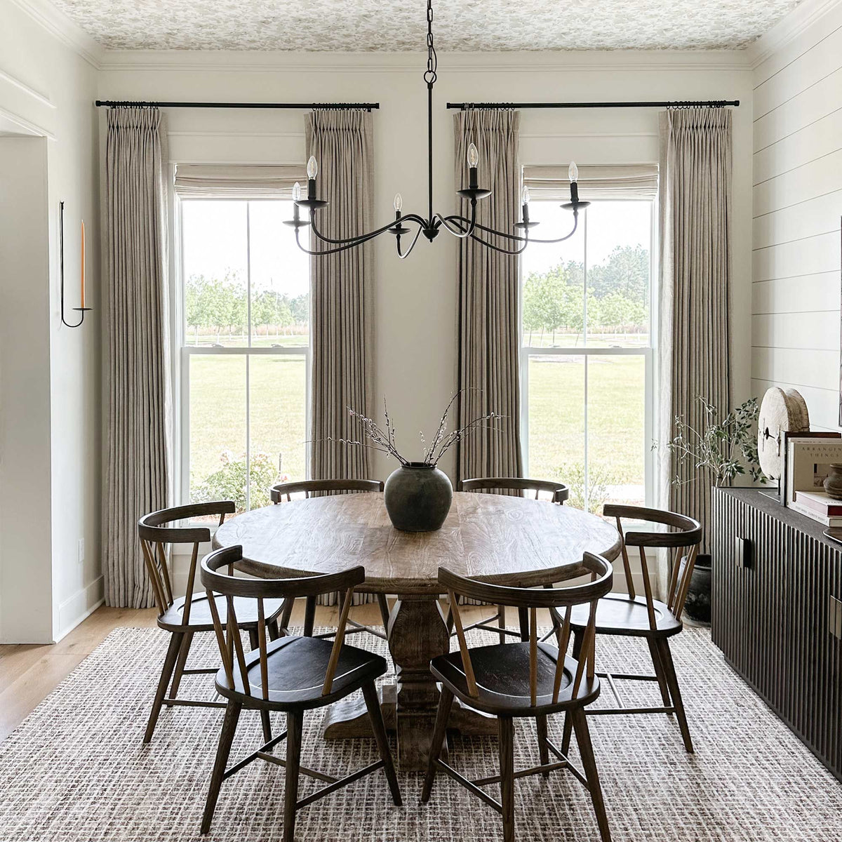 Blanche Cotton Blend Linen Look Curtains
