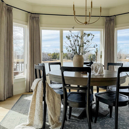 Blanche Cotton Blend Linen Look Curtains