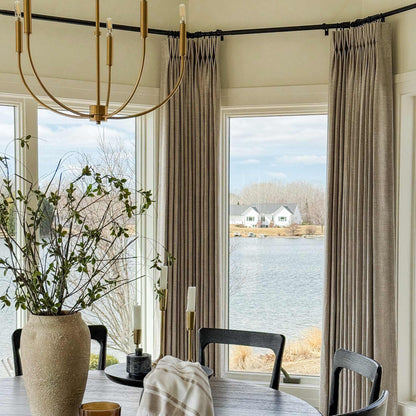 Blanche Cotton Blend Linen Look Curtains