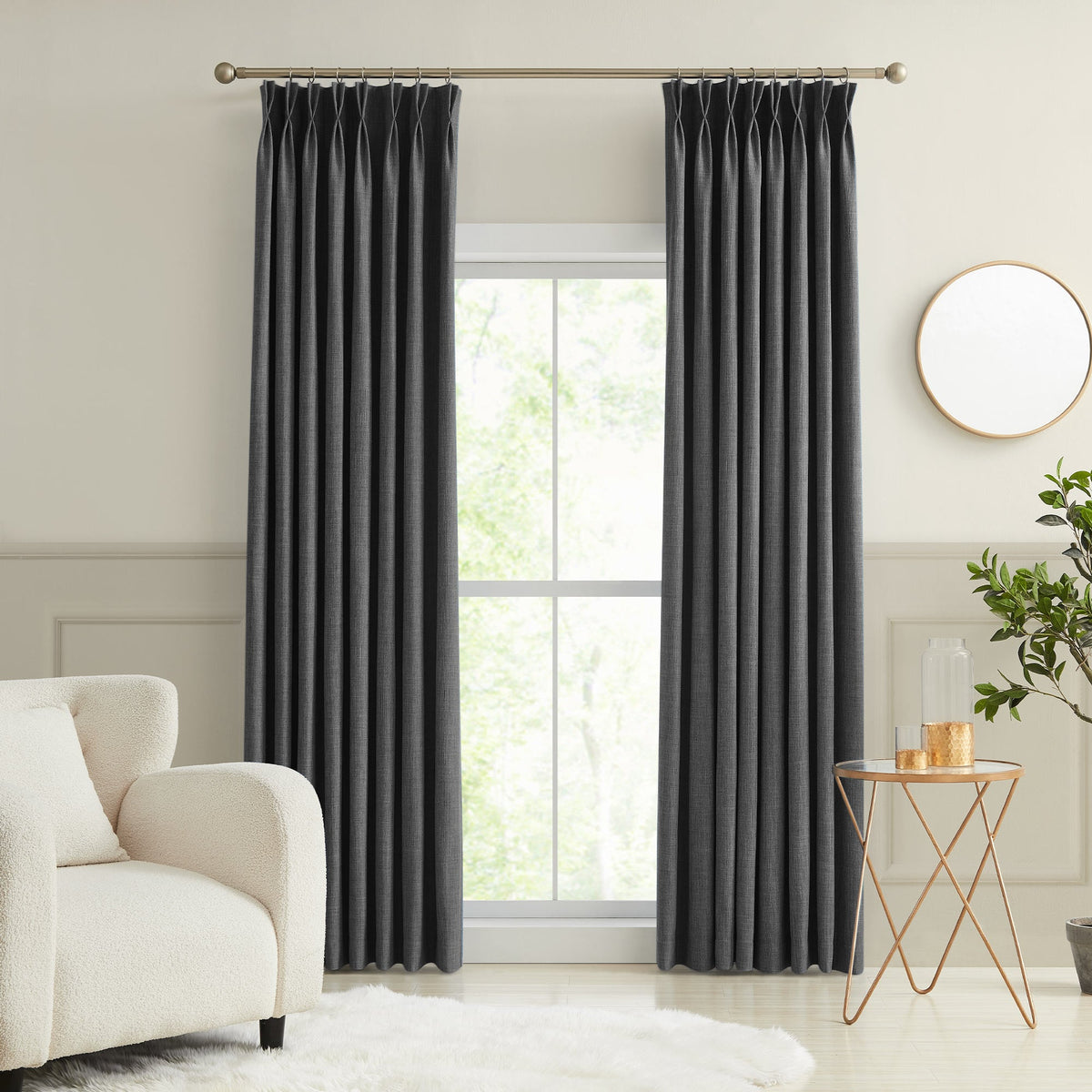 Daniel Permanently Flame Resistant Curtains