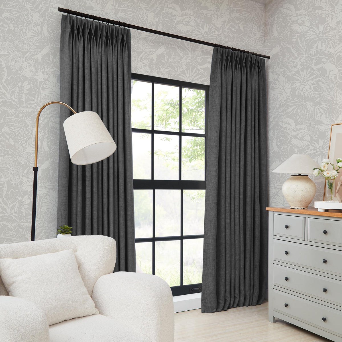 Daniel Permanently Flame Resistant Curtains