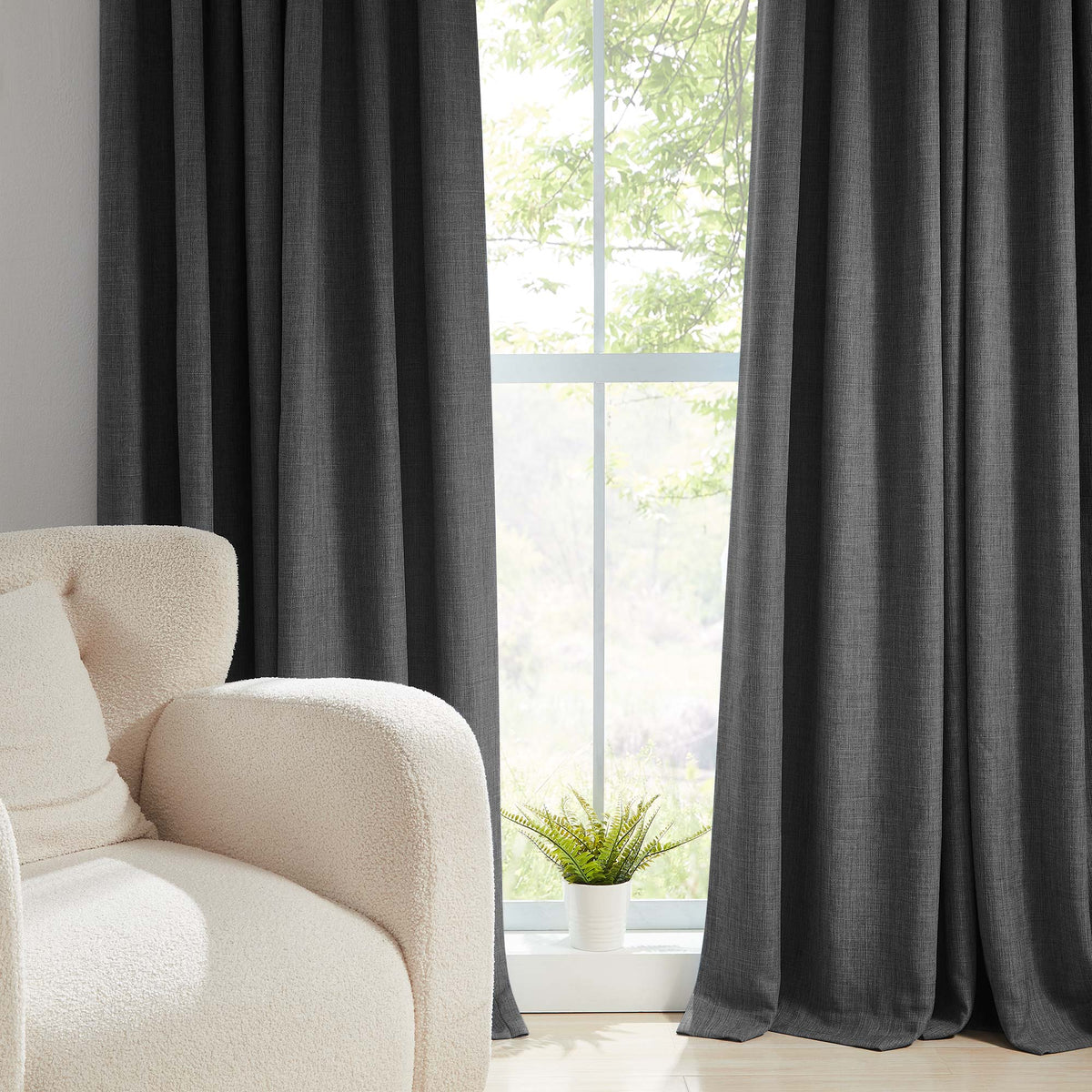 Daniel Permanently Flame Resistant Curtains