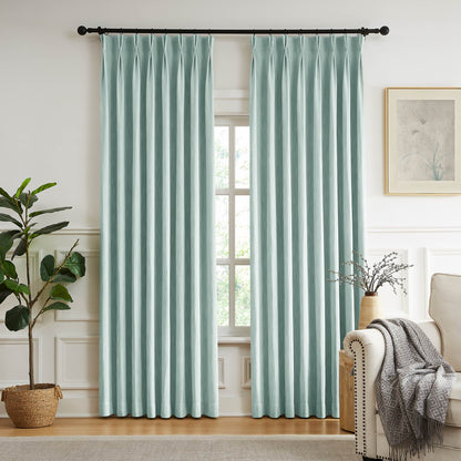 Eleanor Cotton-Blend Textured Curtains