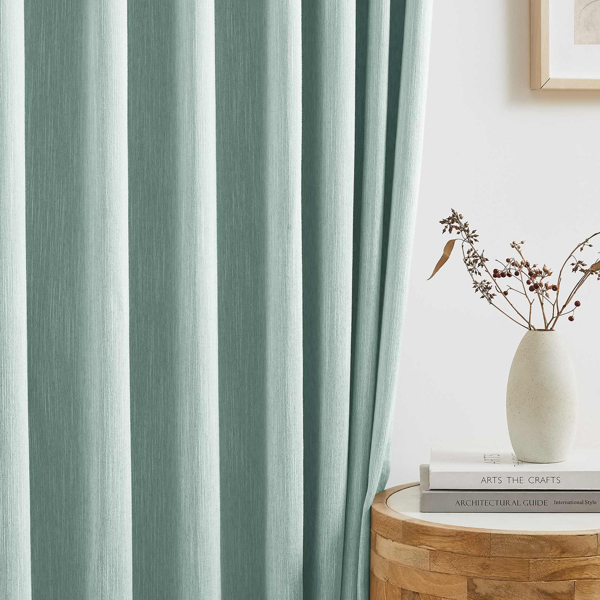 Eleanor Cotton-Blend Textured Curtains