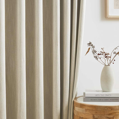 Eleanor Cotton-Blend Textured Curtains