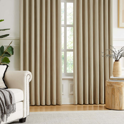 Eleanor Cotton-Blend Textured Curtains