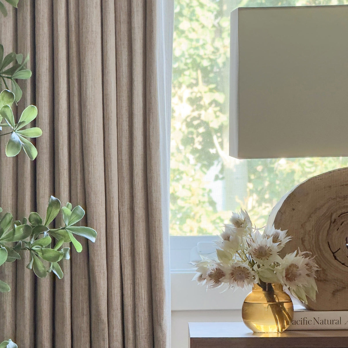 Eleanor Cotton-Blend Textured Curtains