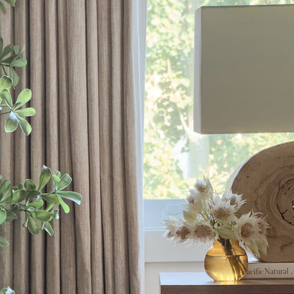 Eleanor Cotton-Blend Textured Curtains
