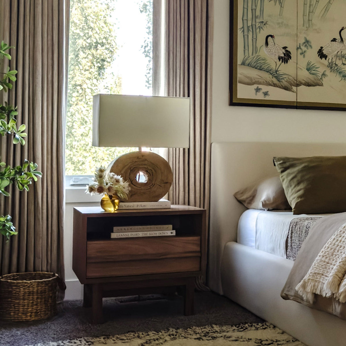 Eleanor Cotton-Blend Textured Curtains