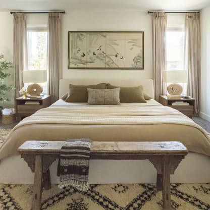 Eleanor Cotton-Blend Textured Curtains