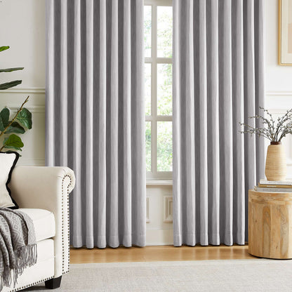 Eleanor Cotton-Blend Textured Curtains