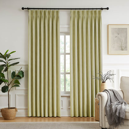 Eleanor Cotton-Blend Textured Curtains